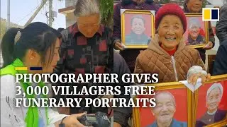 Chinese photographer gives 3,000 left-behind elderly people free funerary portraits