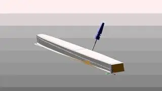 4 axis CNC simulation - Anequim&acute;s Shear-web molds