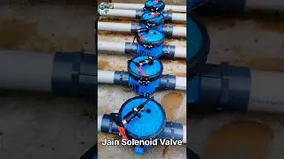Jain Irrigation Automatic - Hydraulic Solenoid valves. #jainirrigation