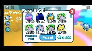 what happen if you fuse 7 blurred bear and 3 jelly alien?