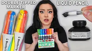 I Tested NEWLY Invented Art Supplies...