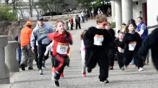 SLOW MOTION Kids Race - 2017 Cincinnati Gorilla Run 5k