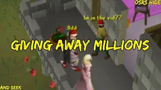 OLD SCHOOL RUNESCAPE - HIDE AND SEEK - GIVING AWAY MILLIONS