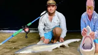 Sharks On Castouts (surf fishing)