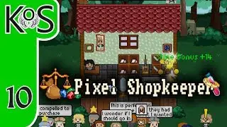 Pixel Shopkeeper Ep 10: TILING THE FLOOR WITH GOLD - First Look - Let's Play, Gameplay