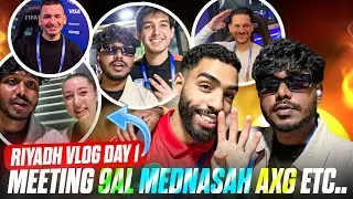 I Met 9AL GAMES,MEDNASAH & AXG at FIFAe World Cup Finals 😱🇸🇦 Riyadh VLOG 🔥 #efootball #fifae