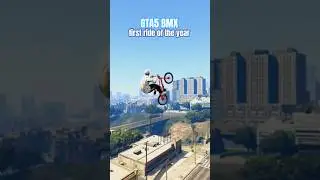 GTA5 BMX first ride of the year 2026'初走り