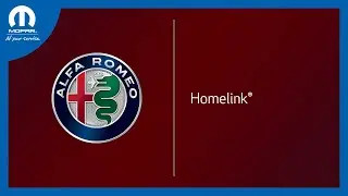 HomeLink® | How To | 2022 Alfa Romeo Giulia & Stelvio