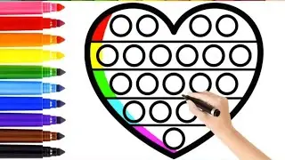 How to draw Cute popit drawing for kids step by step popit drawing &hearts;️
