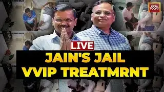 Satyendar Jain Massage Viral Video LIVE News | Jain's Jail VVIP Treatment | BJP Vs AAP News LIVE