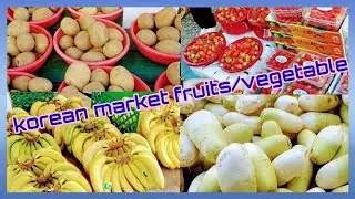 korean market fruits and vegetables,korean street food,Ansan market south korea,ThaiKo Tasty