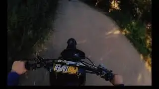 My first pit bike train, it was funny