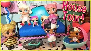 LOL Surprise DOLLHOUSE!  Surprise Blind Bag Moving Truck 85 Surprises Inside