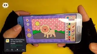 BABY COLORING GAMES FOR KIDS WITH GLOW DOODLE GAMES PLAY OFFLINE