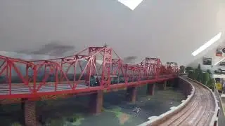 Large 40ft loft layout OO gauge model railway. Accurascale at it's finest