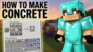 How To Make CONCRETE Minecraft 1.21+ | Java Edition