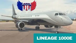 Lineage 1000E by Embraer. Interior. EBACE 2019. Деловая авиация