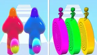 Layers Roll vs Blob Runner Game  PRO LEVEL! Top Free Android iOS 36NDGVF
