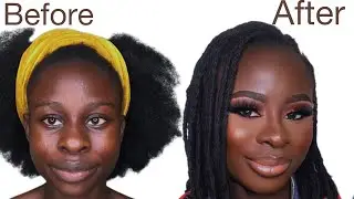 Black Girl Makeup| How to: Makeup Transformation| Makeup Tutorial