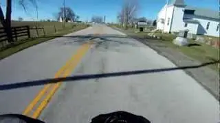 Eye level GoPro on Route 22 (Removed fisheye with deform filter)