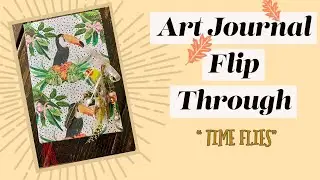 ART JOURNAL FLIP THROUGH 2020