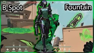 Valorant | Bind | Viper Molly | Fountain to B-Spot