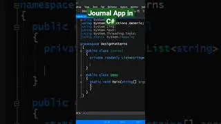 Let's Create a Journal Program 😜.           