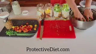 Vegged-Up Cornbread Salad Protective Diet Recipe