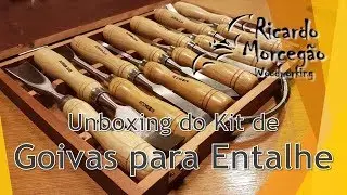 Unboxing kit de Goivas para entalhe