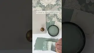 Stratton Blue by Benjamin Moore is a soothing versatile blue/green paint color for your home.