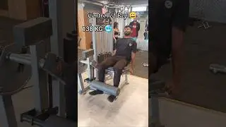 Controlled Rep 😀 138 KG 🥶 Leg extension | Workouts | Fitness #fitness #calisthenics #challenge