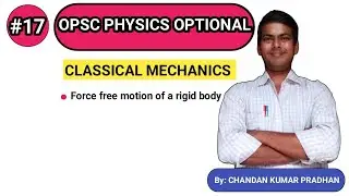 Force free motion of a rigid body