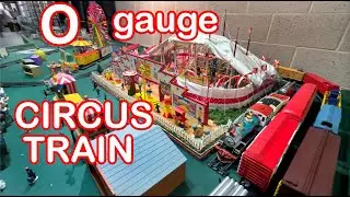 O Gauge Lionel K-Line Circus Model Railroad Layout