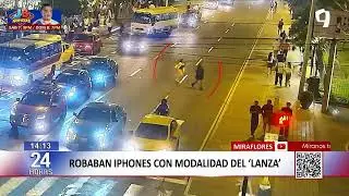 Miraflores: caen delincuentes que robaban IPhones con la modalidad del “lanza”