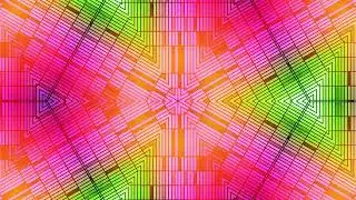 4KBackground motion with fractal design  Disco spectrum lights concert spot bulb
