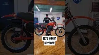 Мотоцикл HONDA CR250M ELSINORE 1976 года выпуска 💎 Аукцион на eBay здесь -  