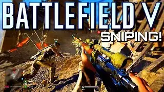 Battlefield 5: Sniping on New Map Rotterdam! (Battlefield V Multiplayer Gameplay)