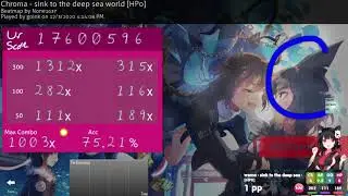 goink | Chroma - sink to the deep sea owrld [HP0] +TD 1003/2657 (75.21%) 8.86* #10 | First TD pass