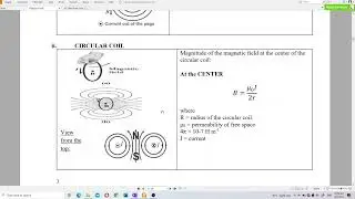 Matriculation Physics: Resultant magnetic field produced by current carrying conductor (Q5)