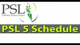 PSL 2020 Complete Schedule All Matches One By One