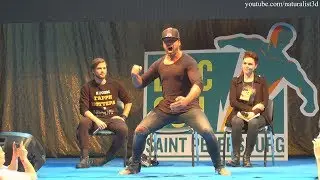 New Zealand Maori Haka by actor Manu Bennett /Epic Con Saint Petersburg 2018/