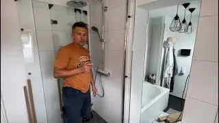 Breuer Duschkabinen Avanta richtig einbauen. Установка фирменной душевой кабины