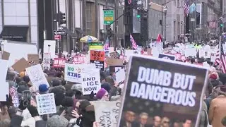 Thousands march in NYC for mass &lsquo;No Kings&rsquo; protest