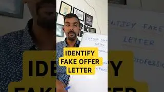 How to Identify Fake Offer Letter ? | Identify fake offer letter easily #offerletter #jobs #career