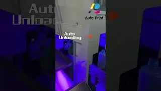 1 Color Automatic Screen Printing Machine with LED UV Curing