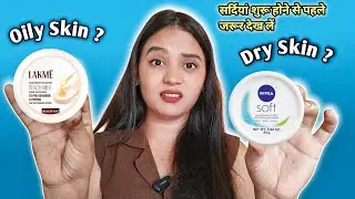 Nivea Soft Moisturizing Creme Review vs Lakme peach milk moisturizer review dry/oilycombination skin