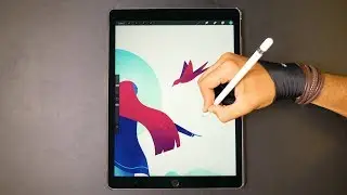 Digital Art with iPad Pro ✍️ (4K Drawing Video)