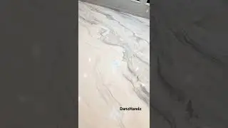 white marble epoxy flooring. DanzHandz Designz