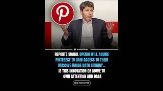 🚨 OpenAI Could Buy Pinterest in 2026 &mdash; Is This About Innovation or Owning Attention & Data?
