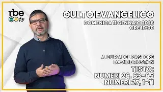 Numeri 26, 63-65  Numeri 27 1-11 | Culto Evangelico - 11 Gennaio 2026